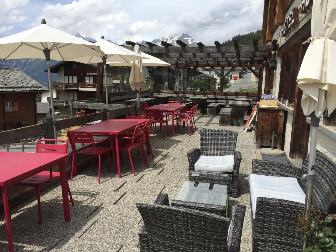 Hotel Restaurant Rothorn Visperterminen Ngoại thất bức ảnh
